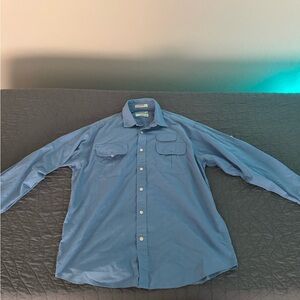 Orvis Light Blue Insect Shield Shirt